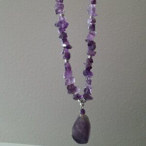 Natural Amethyst Necklace